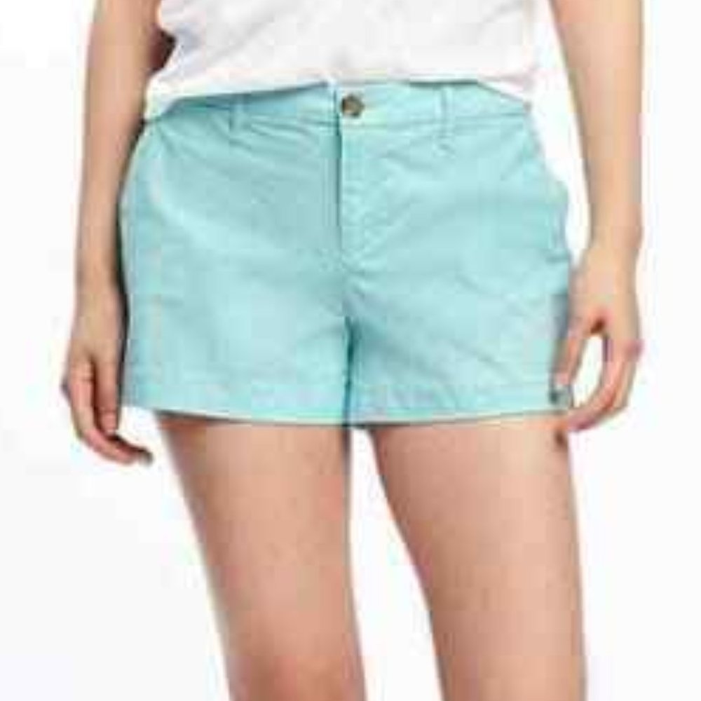 Old Navy Aqua Blue Mid Rise Shorts - Picture 3 of 9